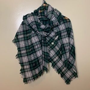Madewell Wool Nightglen Plaid Scarf